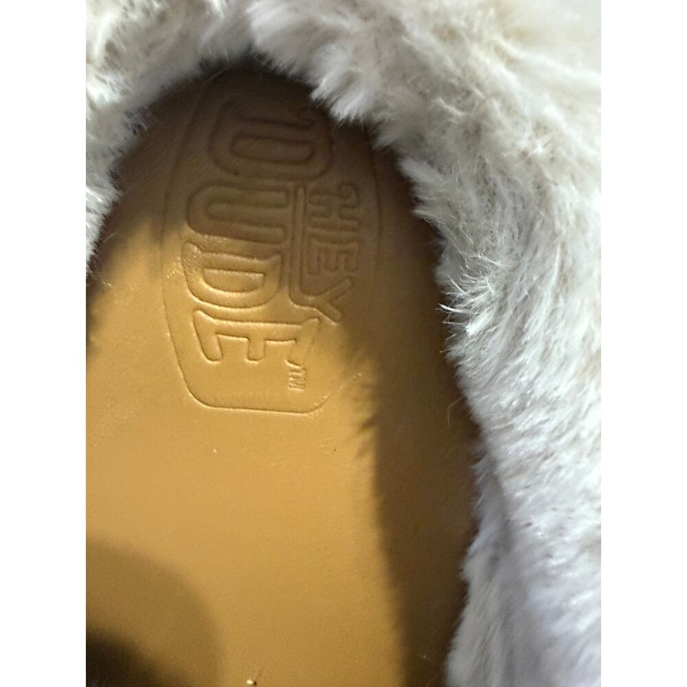Hey Dude Wendy Faux Fur Lined Loafer Slippers Chestnut Women’s Size 10 - Picture 5 of 11